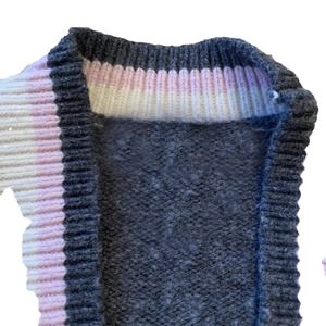 Cárdigan Casual Personalizado para Mujer, Diseño de Bolsillo con Parches en la Parte Delantera, Patrón de Hermandad Universitaria, Botones, Talla Grande - Product Image 3