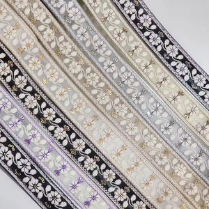 Nuevo diseño, venta al por mayor, estilo de moda, ropa bordada, fabricación de telas, ropa de boda, telas bordadas - Product Image 1