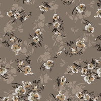 Poliéster Koshibo gasa diferente personalizado de estilos de patrón de flores impresión Digital para boda damas estampado diseñador Tops tela