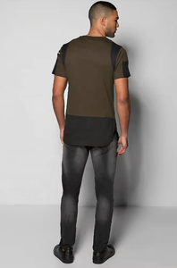 Camiseta Deportiva de Manga Corta para Hombre, 100% Algodón, con Cierre, Transpirable, de Secado Rápido, Servicio OEM Personalizado - Product Image 5