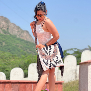 Nouveau sac à main de couverture selle élégant occidental bracelet en cuir usiné sacs latéraux aztèques de haute qualité sacs sculptés à la main colorés Vintage - Product Image 1