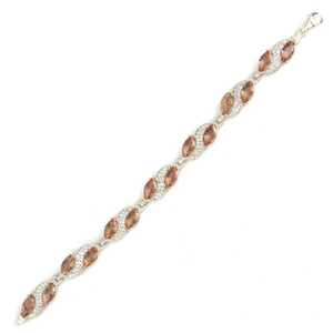 สร้อยข้อมือคริสตัลรุ่นเอส ซัลทาไนต์ สโตน วอเตอร์เวย์ เงินแท้ 925 - Product Image 2