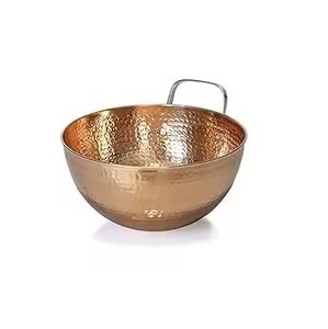 Pure Shiny Copper <b>Bowl</b> <b>Metal</b> Designer Fruit Serving <b>Bowl</b> and Kitchenware <b>Mixing</b> for Hot Selling - Product Image 2