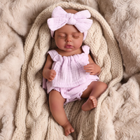 Poupée Reborn en vinyle Babeside de 12 pouces, compagnon émotionnel réalistes pour bébés filles, jouet doux, poupée de mode