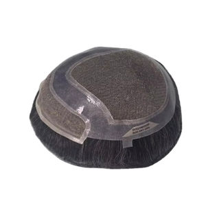 Toupee para Hombre Taz Hair, Peluca de Cabello Humano 100%, Densidad Cruda 60%-150%, Cabello Indio Remy, Resistente al Agua, Ondulado - Product Image 4