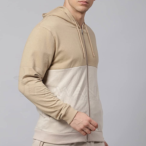 Sweats à capuche zippés légers de qualité supérieure pour hommes Sweats à capuche zippés en coton au design personnalisé pour hommes - Product Image 3