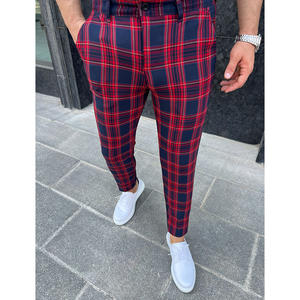 Pantalons décontractés Slim Fit pour hommes de haute qualité 70% laine 30% polyester respirant antistatique écologique - Product Image 1