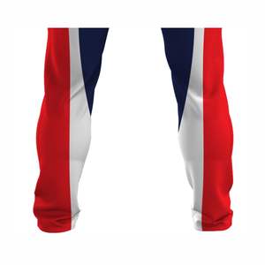 Pantalones de cintura alta ajustados personalizados para hombre, pantalones de trabajo de gran tamaño de sarga de algodón 100% con frente plano, estilo informal, lana delgada - Product Image 6