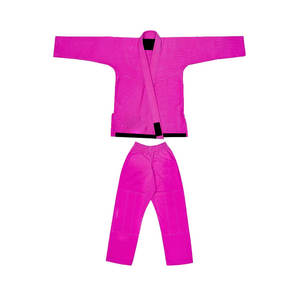 "เครื่องแบบ Jiu Jitsu ถักด้วยไข่มุกศิลปะการต่อสู้สำหรับเด็กผู้หญิงผ้าฝ้ายน้ำหนักเบาเบา/ขนาดกลางมีจำหน่ายโดย bjjj/judo" - Product Image 1