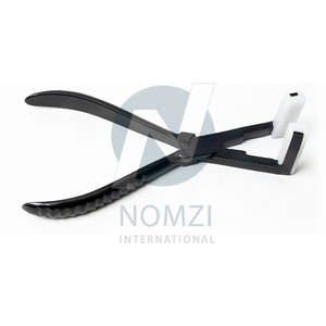 Pinces professionnelles en acier inoxydable de qualité supérieure pour Extensions de ruban, pinces à cheveux personnalisées de couleur noire - Product Image 6