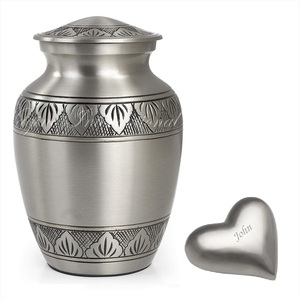 Urna de Metal Sólido para Cremación, Estilo Art Deco, Personalizada, de Latón, Recuerdo para Adultos, Urna Decorativa de Latón para Cenizas - Product Image 2