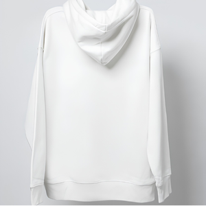 เสื้อฮู้ดดี้ผู้ชายทรงโอเวอร์ไซส์ หนัก 370GSM ผ้าคอตตอนผสม พิมพ์โลโก้ตามสั่ง สไตล์สตรีทแวร์สุดหรู - Product Image 2
