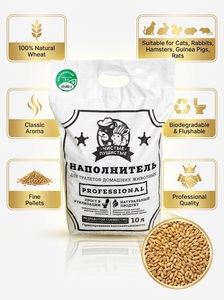 Litière pour chat en granulés de blé naturel 10L, écologique, jetable aux toilettes, faible teneur en poussière, contrôle efficace des odeurs, 5kg - Product Image 5