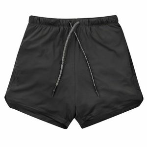 2025 Short de sport double couche entraînement 2 en 1 Short de sport Polyester Logo personnalisé 7 pouces Short de sport pour hommes pour hommes - Product Image 4