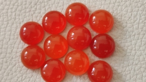 Cabujón liso de la mejor calidad, Gema de cuarzo cornalina naranja Natural, tamaño y forma personalizados para la fabricación de joyas, piedras preciosas sueltas - Product Image 5
