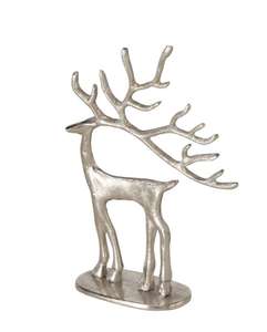 Stylish Artistic Cast Aluminium <b>Reindeer</b> Designed For Banquet Tables Wedding Receptions And Holiday Parties - Product Image 3