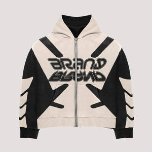 Transpirable Mejor calidad Logotipo personalizado y diseño Completo ajustado Estilo casual Mangas completas Elástico Chándal con capucha para hombres - Product Image 6
