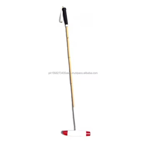 Best Quality Horse Polo Mallet Sticks Root Cane Handle Stand Collar Zipper Closure High Street Style <b>Plain</b> Dyed Factory Stock - Product Image 3