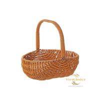 Groothandel Eco-vriendelijke Moderne Multifunctionele Picknickmand Decoratieve Opbergmand Geweven Bloempot Rieten Op Maat Ovaal Hoog