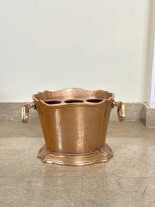 Handmade Metal Ice Bucket Wholesale Indian Stylish <b>Wine</b> Bucket Barware Home And Hotel Metal Ice Bucket - Product Image 6