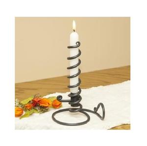 Ensemble de piliers en métal rustique et de bougeoirs à bougies votives, parfait pour la décoration de table, de sol, de patio, de jardin, de salon - Product Image 1