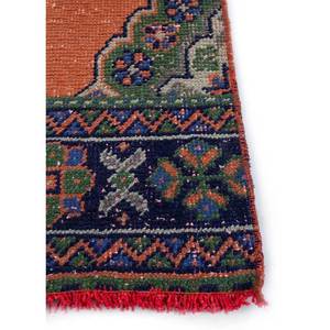 Vintage 9x12 Wool Rugs <b>Red</b> & Orange Geometric Rectangle Puzzle Patterns Hand Knotted for Home Use-Model Pae-2575 Jaipur Rugs US - Product Image 4