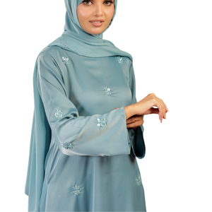 ISLAMIC CLOTHING TRADITIONAL MUSLIM WOMEN WEAR CLOTHING LIKE ABAYA WITH SCARF MODERN STYLE TURKISH ARABIC ABAYA LOW MOQ - Product Image 2
