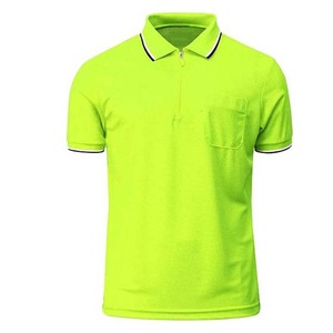 Qualité supérieure Nouveau style à la mode Vêtements pour hommes vierges décontractés à manches courtes Polos grande taille Polos à fermeture éclair été - Product Image 1