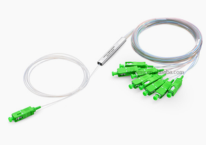 Damu FTTX fttth 1X8 SC APC оптоволоконный PLC сплиттер высокой стабильности с низкими потерями - Product Image 2