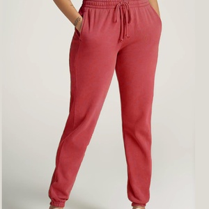 Pantalons de survêtement surdimensionnés pour femmes de haute qualité Slim Fit Joggers avant plat décontracté doux respirant Premium polaire pantalon pour l'hiver - Product Image 3