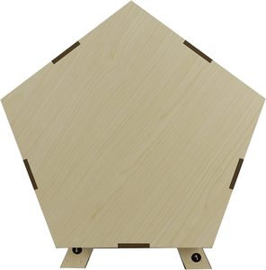 Casa de mascotas en forma de pentágono a precio de fábrica 2025 para gatos y perros pequeños con ventilación de aire, refugio acogedor para tu amigo peludo - Product Image 4