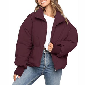 Ropa de calle nueva moda a prueba de viento chaqueta acolchada para mujer al aire libre ropa informal de invierno chaqueta cálida de burbuja para mujer - Product Image 1
