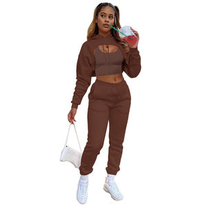 Nouvelle tenue de sport tendance, défilé de mode, dernier style, survêtement pour femmes, tenue de jogging, survêtement de qualité supérieure pour femmes - Product Image 2