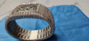 VVS Moissanite นาฬิกาเพชรสีเหลืองทองเต็มรูปแบบเคลื่อนไหวอัตโนมัติน้ำแข็งนาฬิกาข้อมือเพชรสีกุหลาบทั้งหมด41มม. - Product Image 5