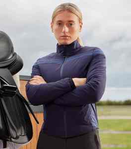 Veste d'hiver équestre confortable et respirante pour femmes, tissu extensible chaud, vêtements d'équitation durables, logo personnalisé, extérieur - Product Image 2