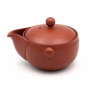 Tapa para tetera de arcilla roja Hohin (vajilla Tokoname) con diseño tradicional chino y asa, para regalos, artículos de bebida, tetera artesanal - Product Image 2