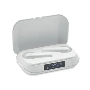 Écouteurs TWS QUAVER en ABS recyclé écologiques, cadeaux promotionnels durables pour entreprises - Product Image 6