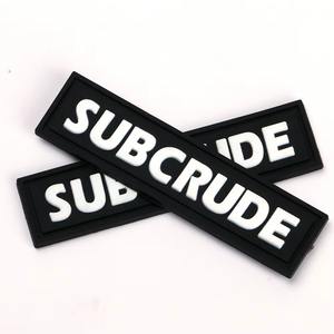 แพทช์ยางพีวีซีทำมือ ทนทาน ขายส่ง ลายหัวใจ อักษร ดอกไม้ สำหรับเสื้อผ้า-สี ขนาด ตามสั่ง ปักเย็บติด - Product Image 5