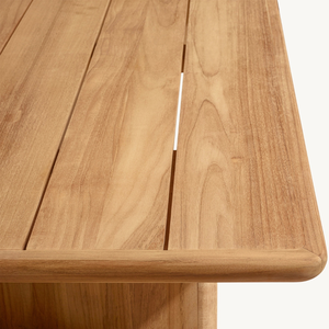 Muebles de mesa de madera de teca de buena calidad con un estilo moderno, adecuados para uso en exteriores, duraderos y resistentes a la intemperie. - Product Image 5