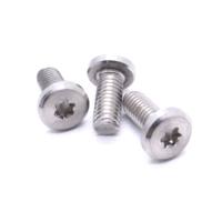 Vis M6 Torx à tête fraisée 14 mm en acier inoxydable A2-70, boulon à tête étoilée pour assemblage DIN 7985/ISO 14583