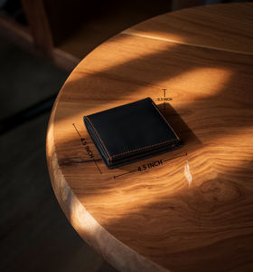 Portefeuille en cuir court unisexe à la mode Style d'affaires mince fentes multi-cartes écologiques à deux volets fabricant de haute qualité - Product Image 6