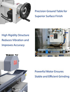 Rectificadora de superficie de cigüeñal de metal con cabezal de ingeniería de precisión para trabajo de metales - Product Image 3