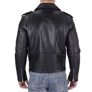 Vestes en cuir de vachette véritable entièrement personnalisées pour hommes/Nouvel arrivage de vestes en cuir pour hommes au design personnalisé à la mode - Product Image 2