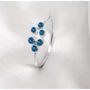 Vente en gros de bagues fines en argent sterling 925 bague étoile réglable bijoux indiens faits à la main pour femmes et filles - Product Image 2