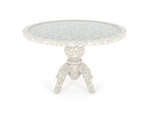 Mueble de Almacenamiento de Madera con Incrustaciones de Hueso Hecho a Mano de Lujo, Mueble Moderno y Ecológico Personalizado para Diwali para Sala de Estar - Product Image 4