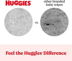 Lingettes pour bébé Huggies Simply Clean sans parfum, 11 paquets à ouverture facile (704 lingettes au total), l'emballage peut varier - Product Image 3