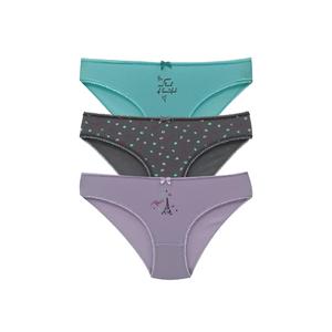 Mutandine da donna Bikini in gomma a goccia 3 pezzi