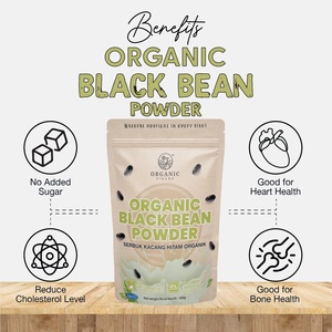 ORGANIC FIELDS Polvo de bebida instantánea de frijol negro orgánico - Product Image 1