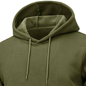 Vente en gros conception personnalisée broderie Logo femmes 100% coton fermeture éclair hommes sweats à capuche avec col à capuche automne éponge sweat - Product Image 2