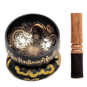 Bol chantant tibétain fabriqué à la main, parfait pour la méditation, le yoga, la guérison par le son, améliorant vos pratiques de bien-être spirituel - Product Image 2